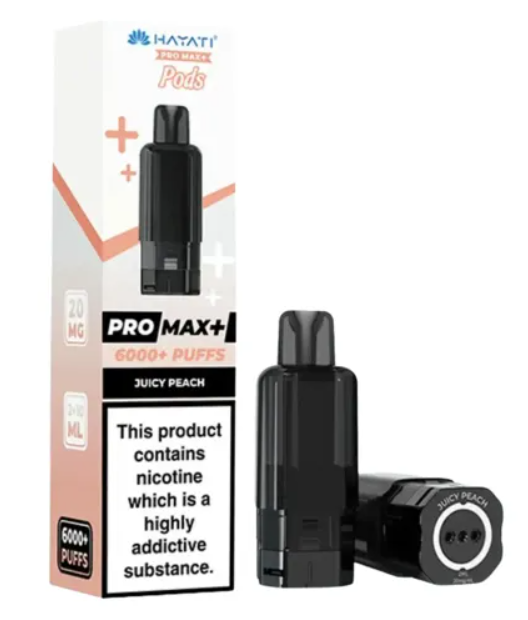 Hayati Pro Max 6K Plus Pre Filled Pod - Peach