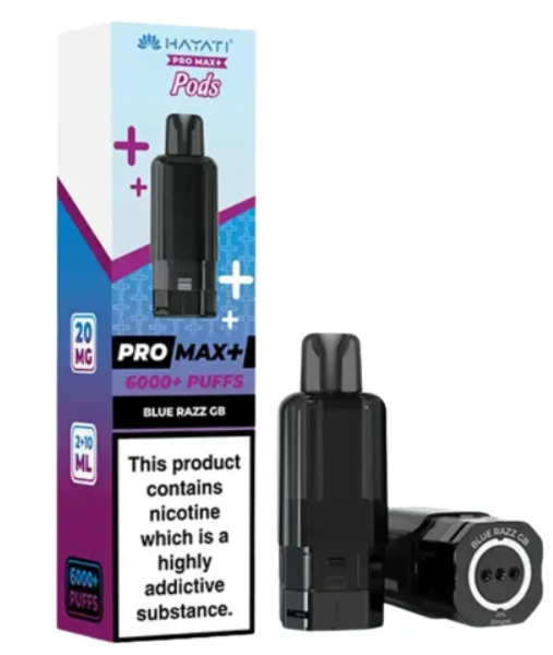 Hayati Pro Max 6K Plus Pre Filled Pod - Blue Razz GB