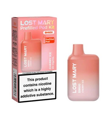 Lost Mary BM600 Rechargeable Kit Cherry Ice