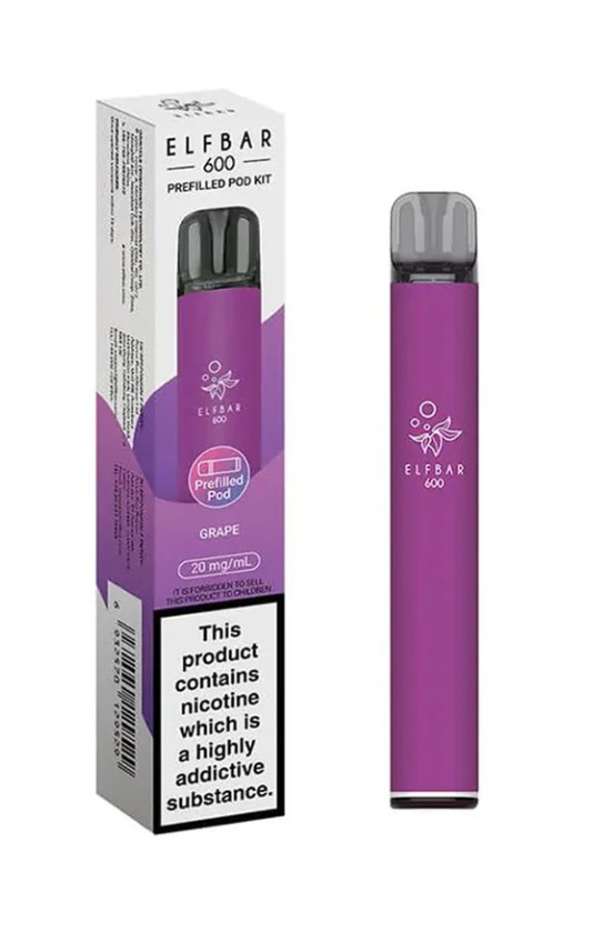 ELFbar 600 Rechargeable Kit Grape