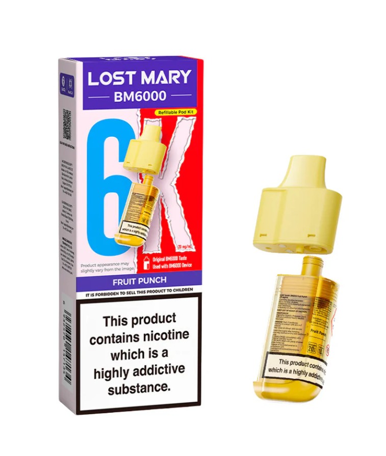 Lost Mary BM6000 Replacement Pods Fruit Punch