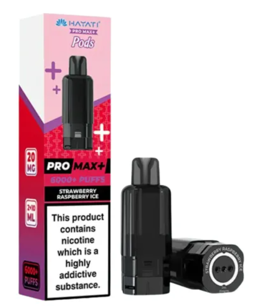 Hayati Pro Max 6K Plus Pre Filled Pod - Strawberry Raspberry Ice
