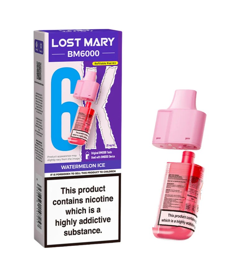 Lost Mary BM6000 Replacement Pods Watermelon Ice