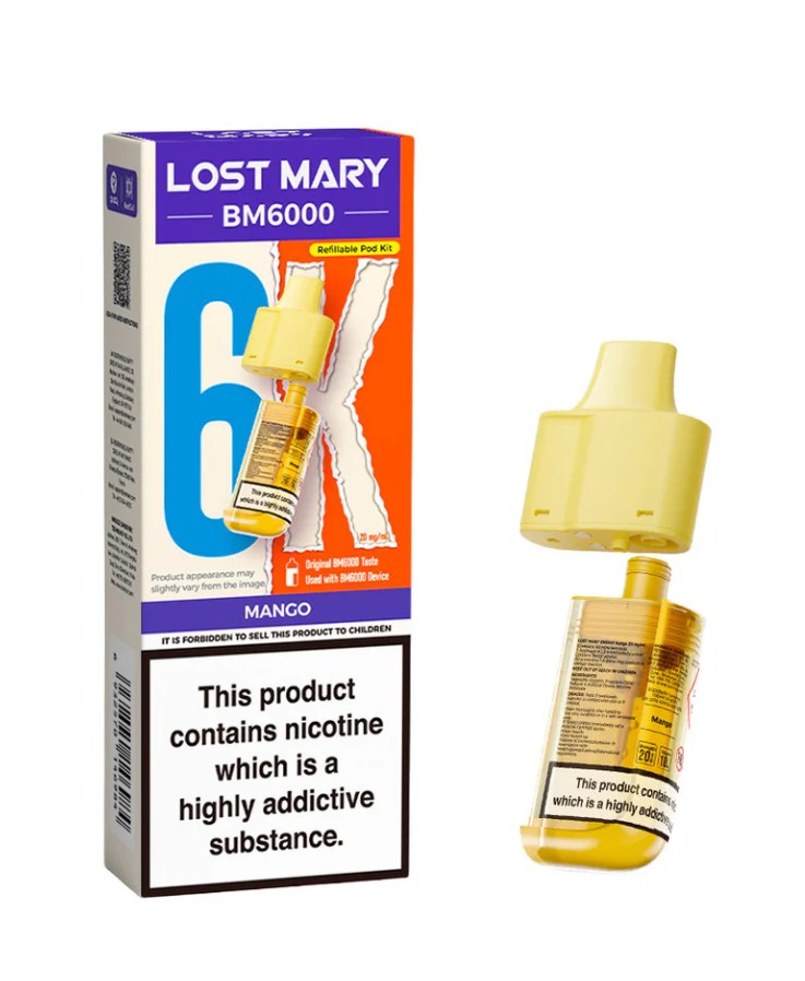 Lost Mary BM6000 Replacement Pods Mango