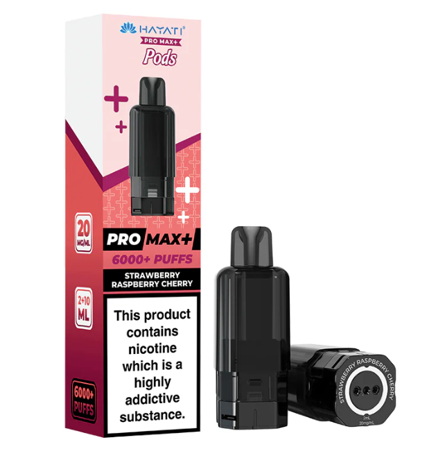 Hayati Pro Max+ Pods - Strawberry Raspberry Cherry