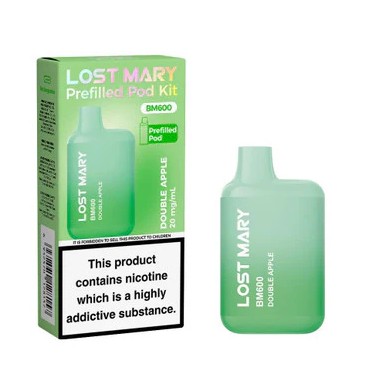 Lost Mary BM600 Rechargeable Kit Double Apple
