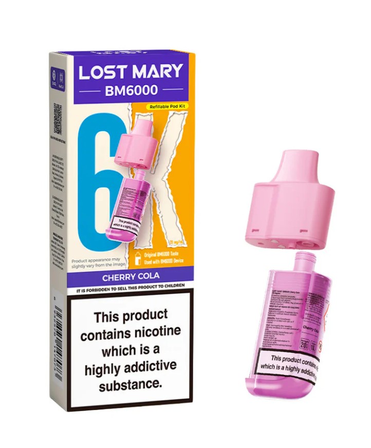 Lost Mary BM6000 Replacement Pods Cherry Cola