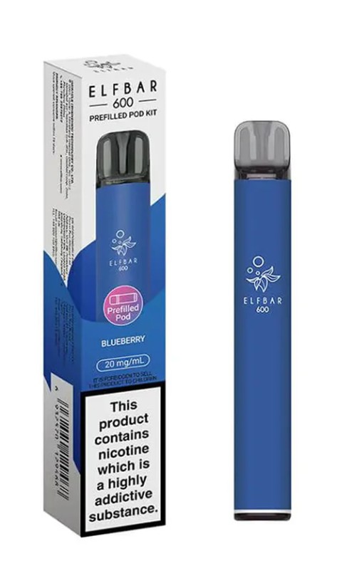 ELFbar 600 Rechargeable Kit Blueberry