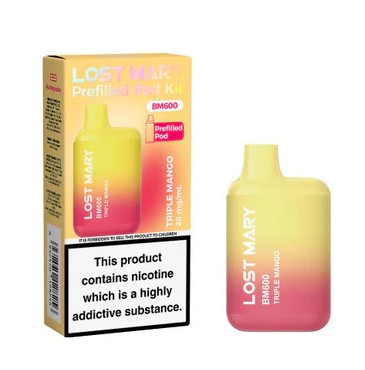 Lost Mary BM600 Rechargeable Kit Triple Mango