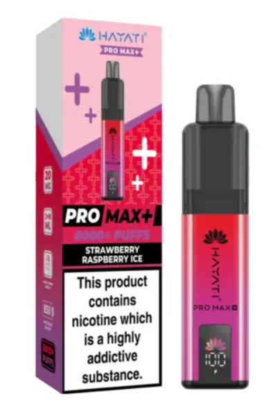 Hayati Pro Max 6K Plus Kit - Strawberry Raspberry Ice