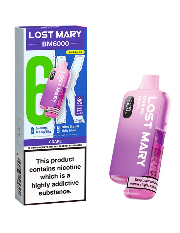 Lost Mary BM6000 Rechargeable Kit Watermelon Ice