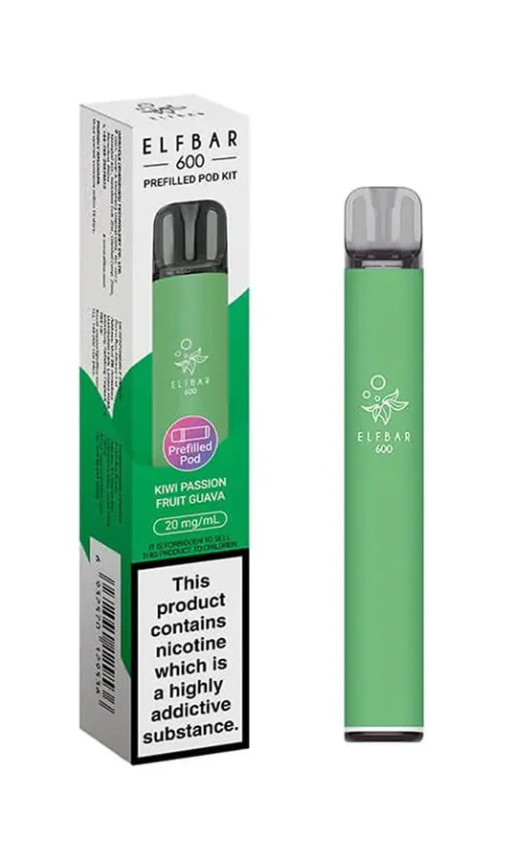 ELFbar 600 Rechargeable Kit Kiwi Passion Fruit Guava